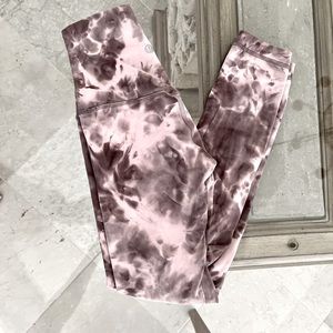 LULULEMON Align Leggings Pants Tights 25” size 0 tie dye